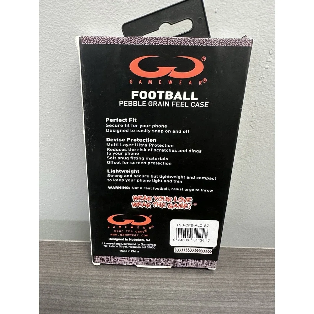 Gamewear NCAA Alabama Crimson Tide Football Pebble Samsung Galaxy S7 Edge Case